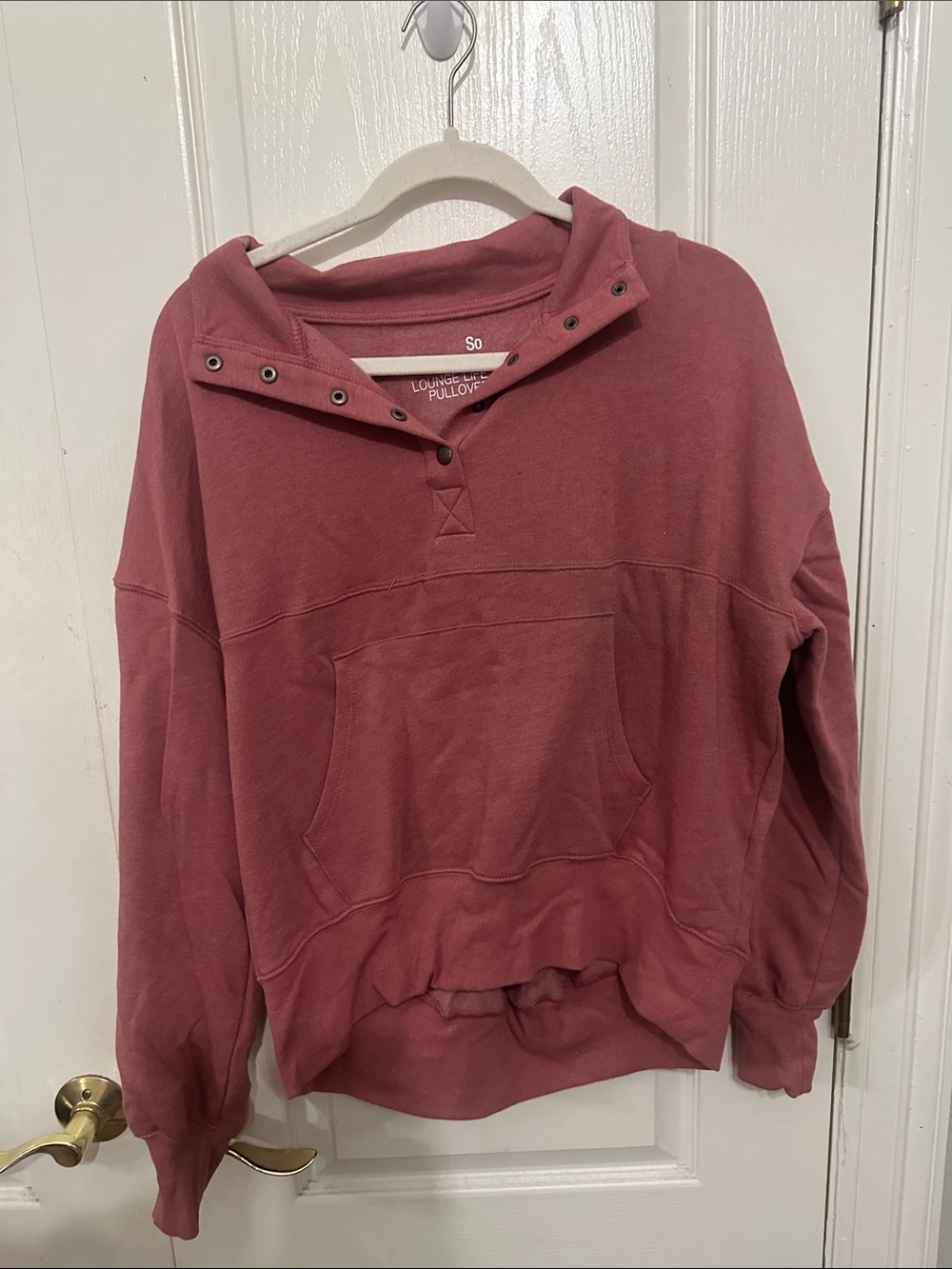 SO Dusty Rose Pullover Sweatshirt